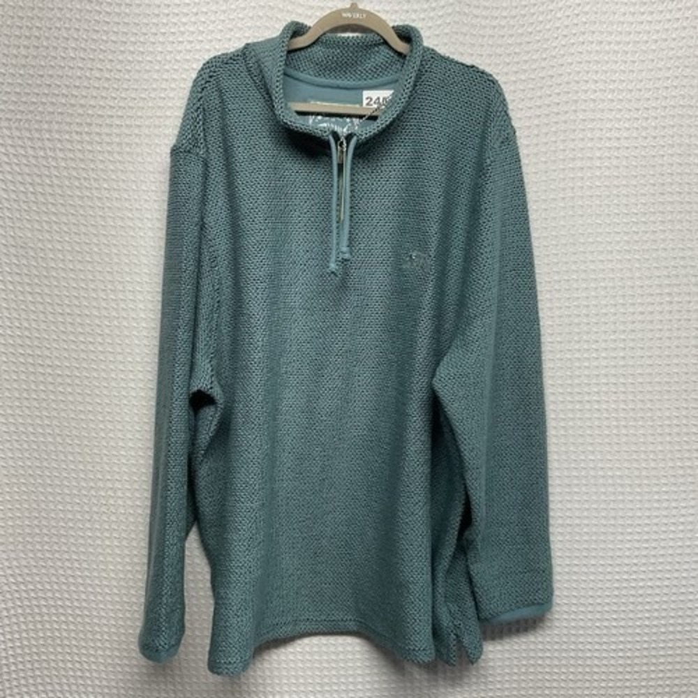 NWT Weird Fish Cruiser Blue 1/4 Zip Macaroni Sweatshirt Sweater Men 4XL‎ India
